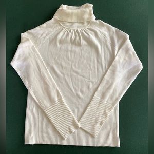 Take Out Cream Turtleneck Sweater NWOT